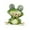 Green Frog Garden Statue, variant on Solar Frog Garden Statue Outdoor Decor, Frog Solar Lights Outdoor Garden with Rotating Blinking LED Eyes, Waterproof Resin Solar Garden Light for Patio Yard Lawn Gift for Women Mom Grandma