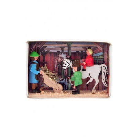Alexander Taron 028-154 Dregeno Matchbox - Stable with Farmers & Horse