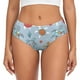 thumbnail image 1 of Fotbe Sea Turtle Calzones Estampados para Mujer – Ropa Interior de Algodón, Cómoda, Suave y Elástica-Small, 1 of 6