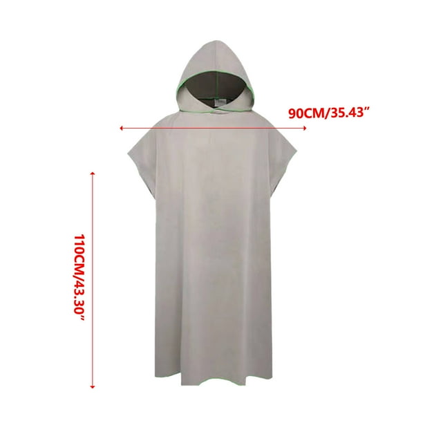 Sofa Vama Ropa de Cama Albornoz de microfibra para surf, toalla de playa cambiante, secado rápido para piscina con capucha for Navideño
