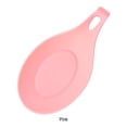 thumbnail image 3 of Bewildely Soporte de cuchara de silicona ligero y portátil, soporte de cuchara de silicona resistente al calor Premium Cocina y Comedor Rosa, 3 of 6