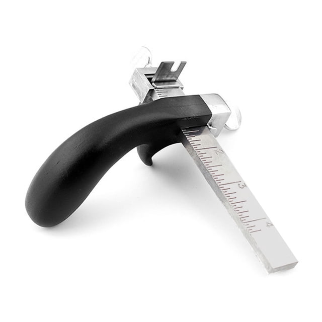 Labymos Professional Adjustable Leather Cut Gauge Leather Straps Belt Cutter Portable Leather Hand Cutting Tool