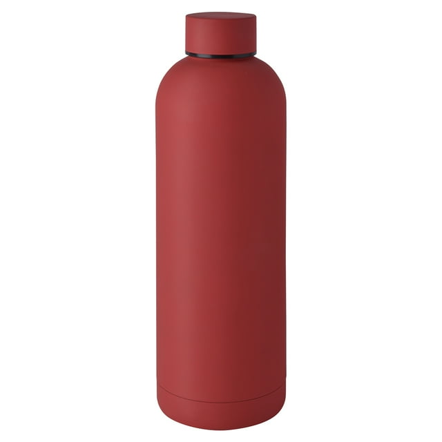 Botella Termo AGBOX Rojo 750ml Doble Pared Inoxidable Tapa Hermética Antiderrames