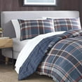 thumbnail image 4 of Eddie Bauer Shasta Lake Comforter Set, King, Navy, 4 of 5