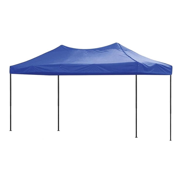 Carpa 3 x 4.5 m Jardimanía, Toldo Antisombra, Acero Reforzado y Lona Resistente, Portátil y Plegable azul