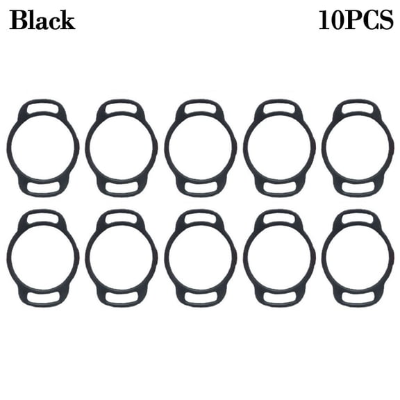 10pcs New Arrival Rubber Buckles Hook Accessories Sports Kettle Buckle Kettle Hanging Buckle Outdoor Carabiner Water Bottle Holder BLACK