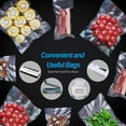 thumbnail image 3 of TEMOGU-CANLENPK Vacuum Seal Bags,Small Precut Food Storage Sealer Bag,Seal Meal Snack Fruit Nut Tea Cookie Bean ,Boil Steam Heat Freezer Sous Vide Grocery Sealable Bag,Commercial Grade Heavy Duty (8�, 3 of 4