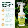 thumbnail image 3 of Neem Oil Spray for Plants with Peppermint Oil, Natural Plant Wash Made Indoor and Outdoor Smart Grower 16oz Easy Ready to Use, 3 of 5