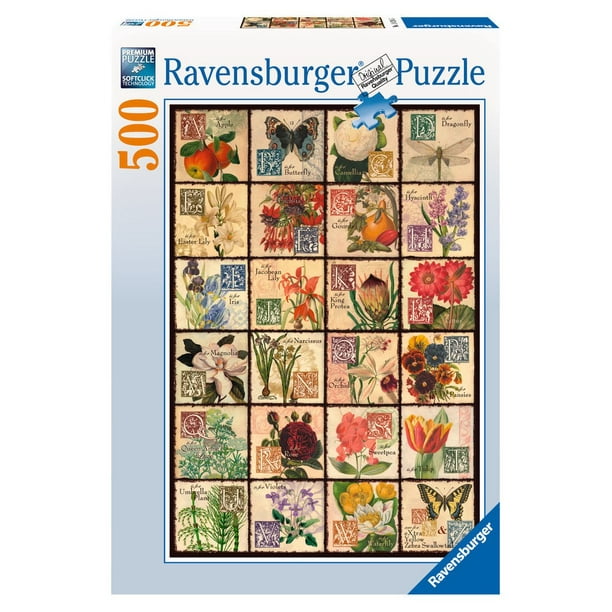 Ravensburger - 14126 Puzzle de 500 Pièces de Flore Vintage