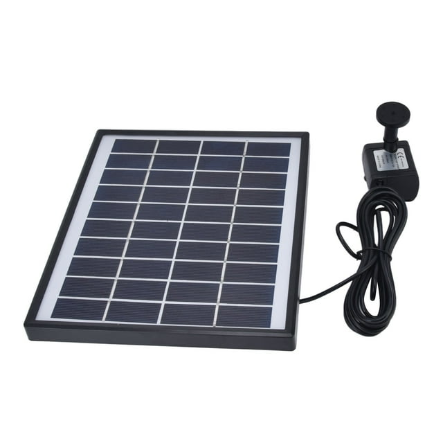 Solar Water Pump, High Efficiency Solar Fountain 10V 6.5W for Garden