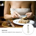 thumbnail image 4 of Casewin Butter Knife(4 Pcs), Porcelain Handle, Stainless Steel Cheese Spreader, Butter Spreader Knives Set, Used for Cheese, Cold Butter, Jam, Pastry and Other Kitchen Daily Spreader Knife, 4 of 7