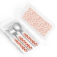 thumbnail image 4 of Kdxio Tomatoes And Chili Toddler Utensils Set - Kids Silverware Set, Set Kids Utensils Set with Case for Preschooler Children, 4 of 8