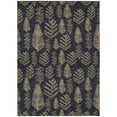 thumbnail image 2 of Addison Rugs Chantille Indoor/Outdoor Transitional Holiday Black Machine Washable Rectangle Rug, 5' x 7'6", 2 of 7