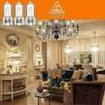 thumbnail image 4 of 20 piezas de luz halógena G9, 40 W, halógena transparente regulable, blanco cálido 2800 K para candelabros, colgantes, paisajes FBN YNF, 4 of 5