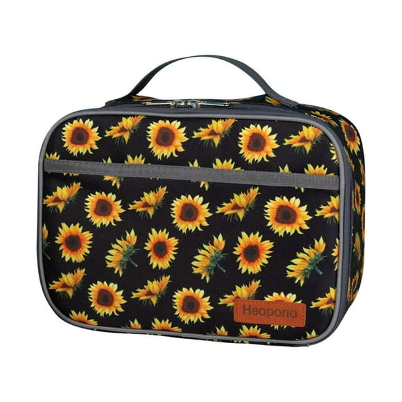 SuoKom Lunch Bag Women Fashion Leopard Print Tote Lunch Bag Print Student Lunch Bag High Waist Insulated Lunch Bag On Clearance