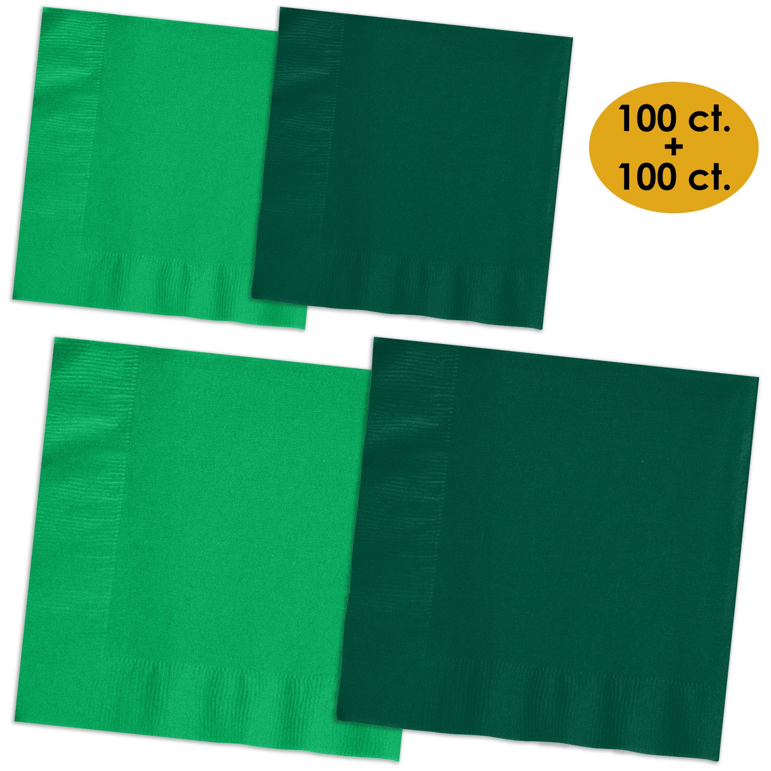 emerald green polyester napkins