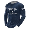 thumbnail image 5 of Venzia I'm Not Okay But It's Going to Be Alright T-Shirt Men Vintage Country Music Tee, 5 of 5