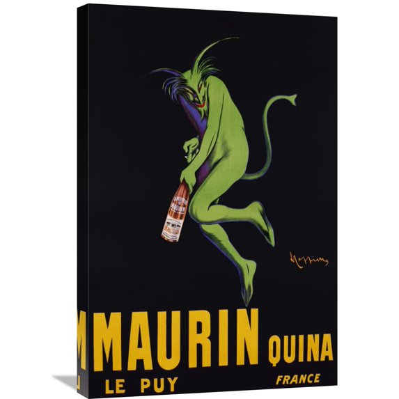 Global Gallery Leonetto Cappiello 'Maurin Quina, ca. 1906' Canvas Wall Art