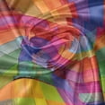 thumbnail image 5 of Ambesonne Abstract Valance Pack of 2, Rainbow Colors Squares, 54"X12", Multicolor, 5 of 5