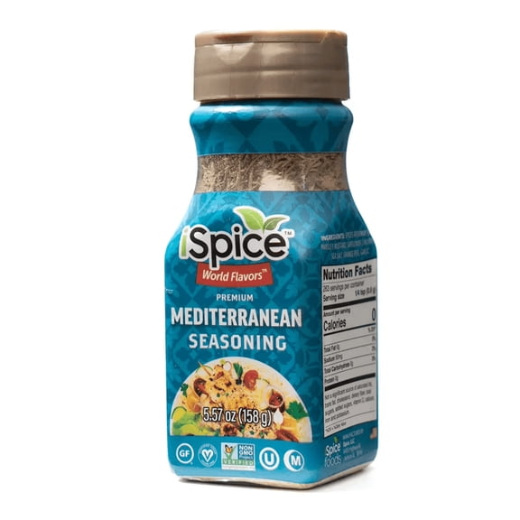 iSpice | Mediterranean Seasoning | 5.57 oz | Mixed Spice  Seasoning | Halal | Kosher | Non GMO
