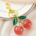 thumbnail image 1 of Llavero Colgante de Aleación con Forma de Cereza - Diseño de Cereza de Resina con Hebilla de Resorte, Colgante Rojo o Rosa para Bolso y Mochila, Regalo para Cumpleaños, Navidad y Acción de Gracias, 1 of 6