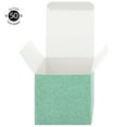 thumbnail image 4 of Koyal Wholesale Diamond Blue  Glitter Gift Favor Tuck Boxes, 3" Cube Favor Box, Bulk 50-Pack, Party Favor Gift Box, 4 of 5