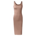 thumbnail image 5 of WRKEKC Work Dresses for Women Solid Crew Neck Sleeveless Tank Straight Work Ankle Length Lightweight Comfort, 5 of 7