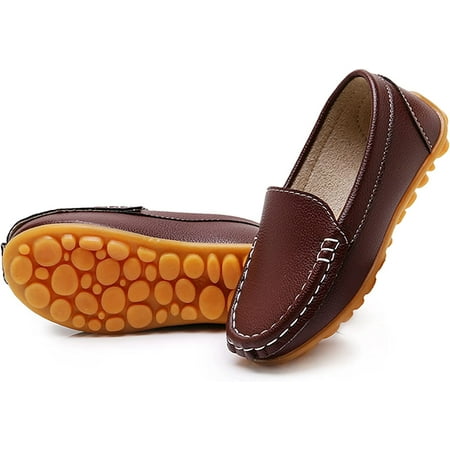 

Kids Girls Boys Slip-on Loafers Oxford PU Leather Flats Shoes(Toddler/Little Kid)