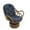 Navy Blue, variant on International Caravan Swivel Rocker with Twill Cushion