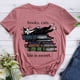thumbnail image 1 of Libros gatos la vida es dulce camiseta tee Rose Gold XXL FLhrweasw  Para estrenar, 1 of 1