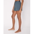 thumbnail image 2 of Hanes Originals Women’s SuperSoft Comfywear Rib Sleep Shorts Stargazer Grey XS, 2 of 7