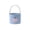 Blue, variant on Yhmxh Halloween Plaid Canvas Storage Bucket with Handle, Reusable Round Trick or Treat Candy Basket with Pumpkin Bat Ghost, Collapsible Halloween Decor Organizer Bin for Party Home Table Decor