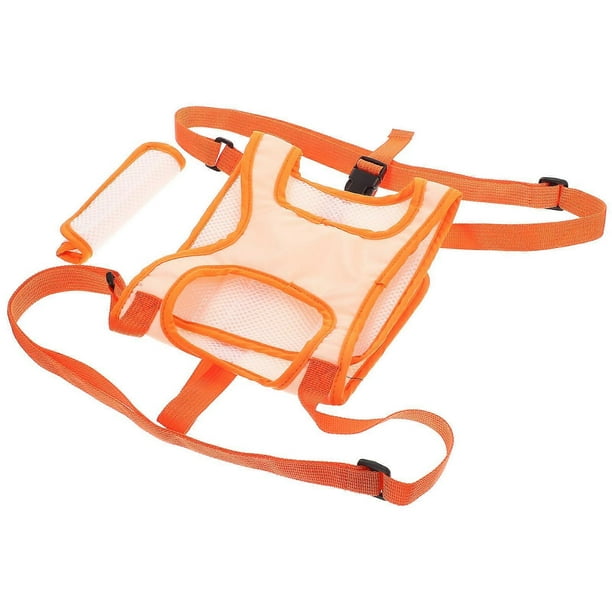 Dog Support Sling Stair Climbing Assistance for Elderly Dogs Made of Orange Oxford Cloth with 1Set