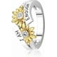 thumbnail image 2 of Sunflower Rings for Women - I Am Enough Letters Carving Flower Promise Rings Jewelry Accessory Gifts Size 5-11 (Yellow, 6), 2 of 2