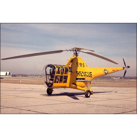 24"x36" Gallery Poster, Sikorsky H-5, (aka R-5, S-51, HO3S-1, or Horse