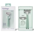 Flamingo Women's Razor Shaving Set with Razor Handle and 5-Blade Razor