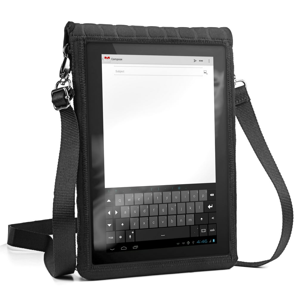 10 Inch Tablet Carrying Case Sleeve with Touch Screen Protector , Adjustable Shoulder Strap