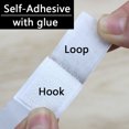 thumbnail image 1 of 3/5Meters/Lot Strong Self Adhesive Hook and Loop Fastener Tape velcros Strips Sticker Scratch Adhesive with Glue for DIY 20-50MM 25mm white 25 meters, 1 of 6