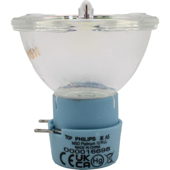 MSD Platinum 12R LL 928496705314 Touring/Stage Lamp, 260W, Up to 17,100 lm, 7800K, Dimmable, Long Life 6,000 hr cycle, Works with ACME ORION XP-260, ADJ Vizi Beam 12RX - 1 Unit per pack