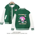 thumbnail image 1 of Sanrioed-Chaqueta de uniforme de béisbol para niños, abrigo de manga larga con estampado Kawaii, My Melody, Kuromi, Pochacco, 1 of 5