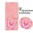 thumbnail image 3 of Case for iPhone 15 Pro 5G 6.1", Pattern PU Leather iPhone 15 Pro Wallet Case Flip Cover Card Slots Magnetic Closure Case Compatible with Apple iPhone 15 Pro - Pink, 3 of 5