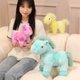thumbnail image 5 of 35Cm Cute Pegasus Plush Toy Stuffed Animal Soft Plushie Doll Yellow, Adorable Horse Shaped Plush Toy For Collectors, Decor Or Gifting, 1 Piece Stuffed Plush Horse Toy, 5 of 6