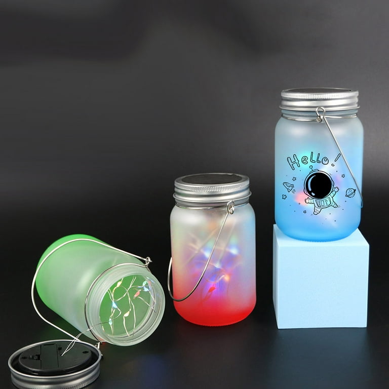 Glow-in-the-Dark Mason Jar Lanterns