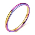 thumbnail image 1 of Anillo de acero de titanio con diseño de lujo ligero y exquisito para damas, elegante, pequeño y fresco, anillo de pareja, joyería, 1 of 6