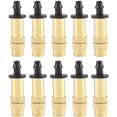 thumbnail image 1 of 10 Pieces Adjustable Irrigation Sprinklers Copper Adjustable Spray Greenhouse Ir, 1 of 5