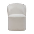 thumbnail image 4 of Liberty Furniture Accent Dining Chair with Castors - Rounded Arm - Ivory, 4 of 11