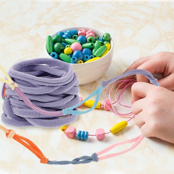 KALLORY 180pcs Nylon Fabric Strips for Potholder Looms, Craft Weaving Accessories for Projects and Handmade Creations