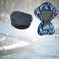thumbnail image 4 of Soporte de respaldo de asiento de Kayak con bolsa de almacenamiento trasera desmontable Respaldo alto Stand up Paddleboard Asiento Espesar Cojines de kusrkot Asiento de kayak, 4 of 8