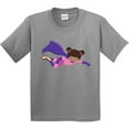 thumbnail image 3 of Inktastic African American Girl, Cape, Superhero Girl Youth T-Shirt, 3 of 5