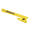 Yellow, variant on Grind Right Fingerboard Ramp - Square Mountable Pole Jam - Red